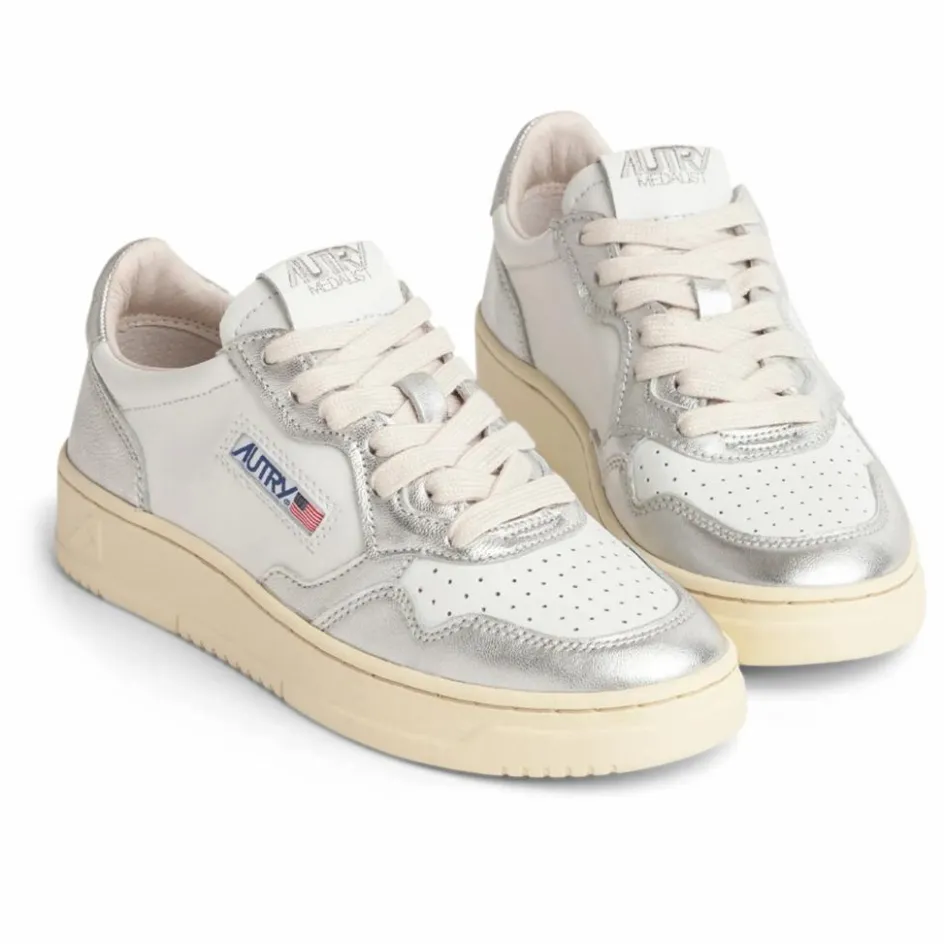 Femme Autry Baskets*Baskets Medalist Low Bicolore |