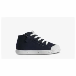 Sale Spring Court Baskets Montantes Zip B2 Canvas | Bleu marine