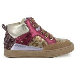 Online Pom d'Api Baskets Mousse Bump Leopard | Rose fuschia