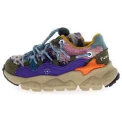 Flower Mountain Baskets Raikiri Lacets Cuir Eco et Tissus ||Enfant Baskets|Baskets