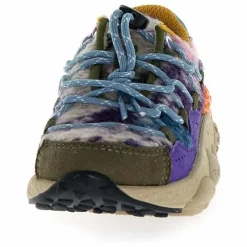 Flower Mountain Baskets Raikiri Lacets Cuir Eco et Tissus ||Enfant Baskets|Baskets