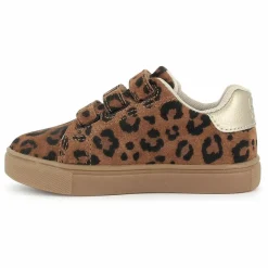 Sale Bonton Baskets Scratchs Basil Leopard Velours | Brun