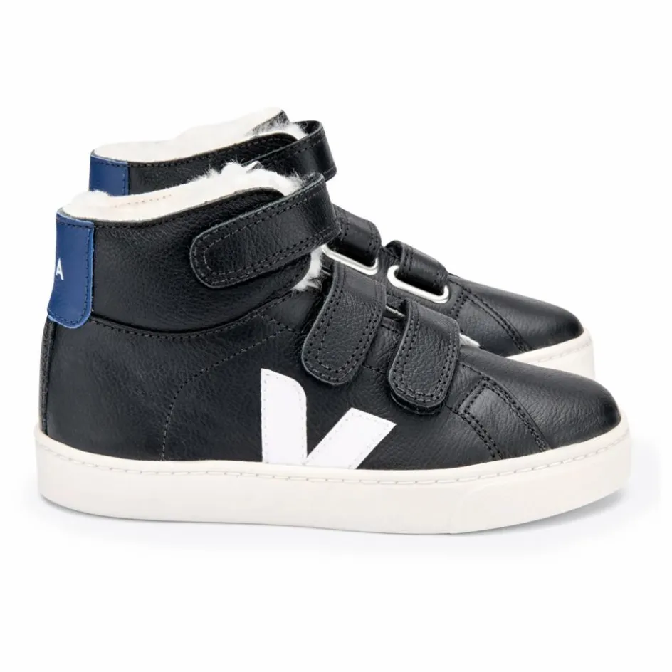 Veja Baskets Scratchs Cuir Fourrées Esplar Mid ||Enfant Baskets|Baskets
