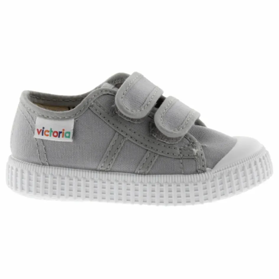 Sale Victoria Baskets Scratchs Tiras Lona | Gris