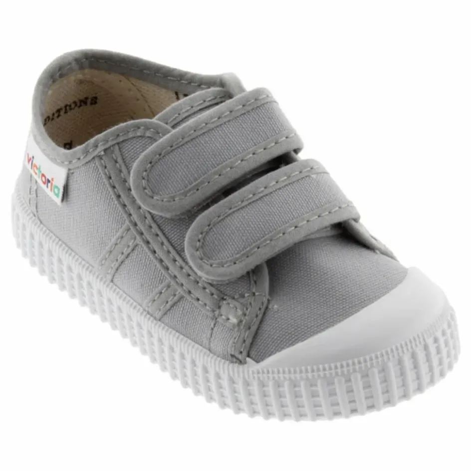 Sale Victoria Baskets Scratchs Tiras Lona | Gris