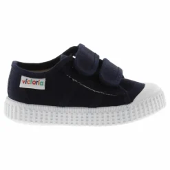 Discount Victoria Baskets Scratchs Tiras Lona | Bleu marine