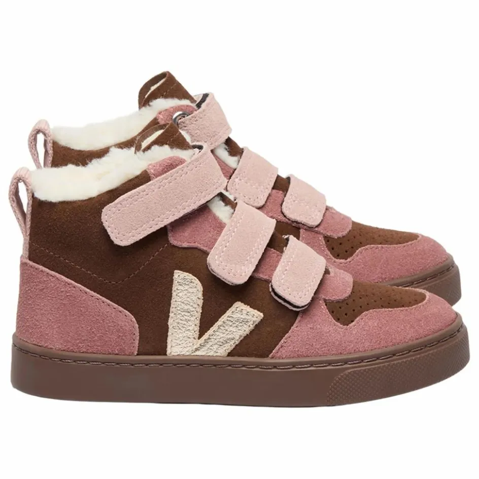 Outlet Veja Baskets Scratchs V-10 Mid Winter Suede | Vieux Rose