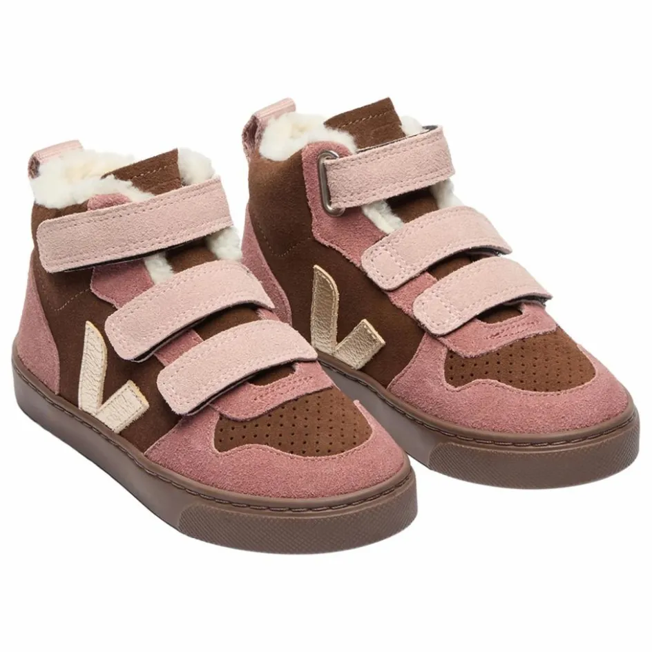 Outlet Veja Baskets Scratchs V-10 Mid Winter Suede | Vieux Rose