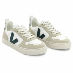 Enfant Veja Baskets|Baskets*Baskets V-10 Lacets Cuir |