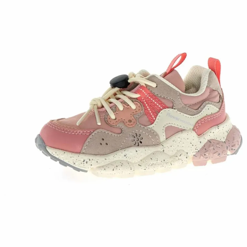 New Baskets Yamano 3 Lacets Cuir Eco et Nylon | Enfant Baskets