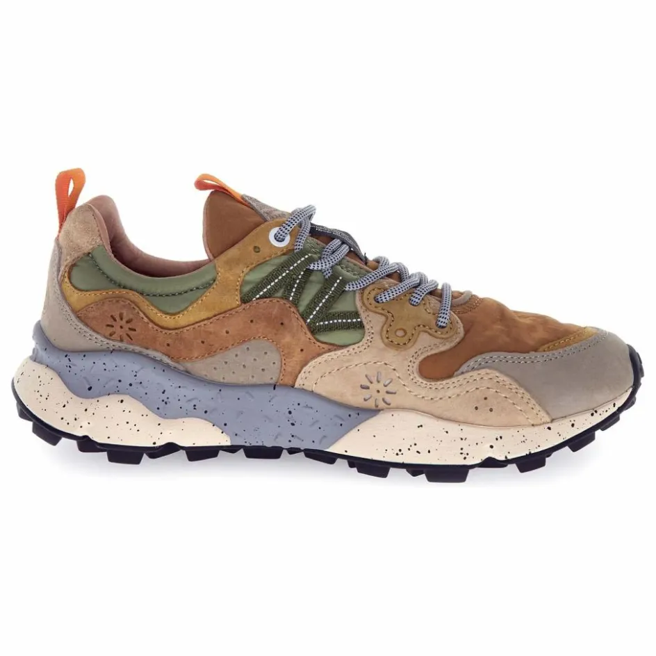 Homme Flower Mountain Sneakers, Chaussures*Baskets Yamano 3 Suède et Nylon |
