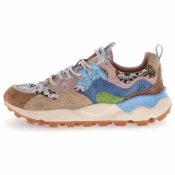 New Flower Mountain Baskets Yamano 3 Suède, Jacquard et Imprimé Fleurs | Beige