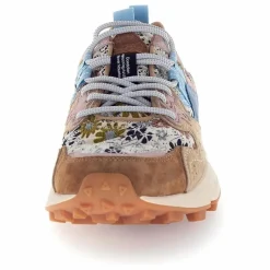 New Flower Mountain Baskets Yamano 3 Suède, Jacquard et Imprimé Fleurs | Beige