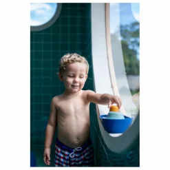 New Plan Toys Bateau en caoutchouc naturel Multicolore