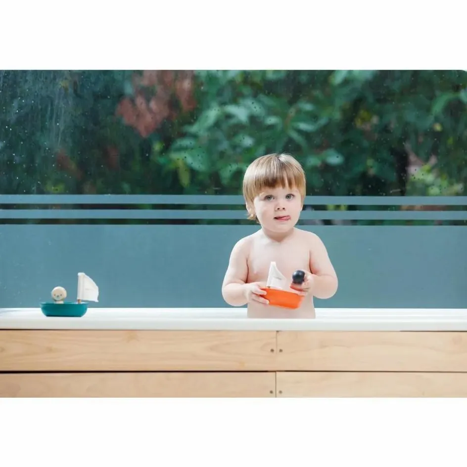 Plan Toys Jouets D'Éveil*Bateau Ours Polaire flottant sur l'eau
