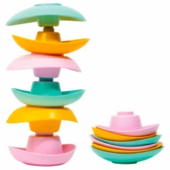 Clearance Simple Bateaux pour le bain - Set de 6 Multicolore