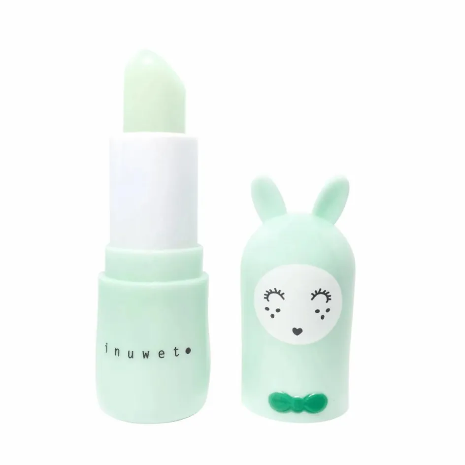 Best Inuwet Baume à lèvres lapin vegan - Pomme Vert d'eau