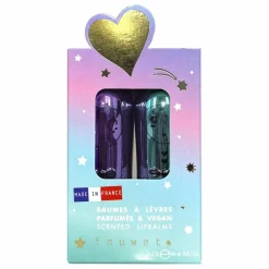 Enfant Inuwet Soins Du Visage|Coffrets*Baumes à lèvres Noël Rainbow - Set de 2