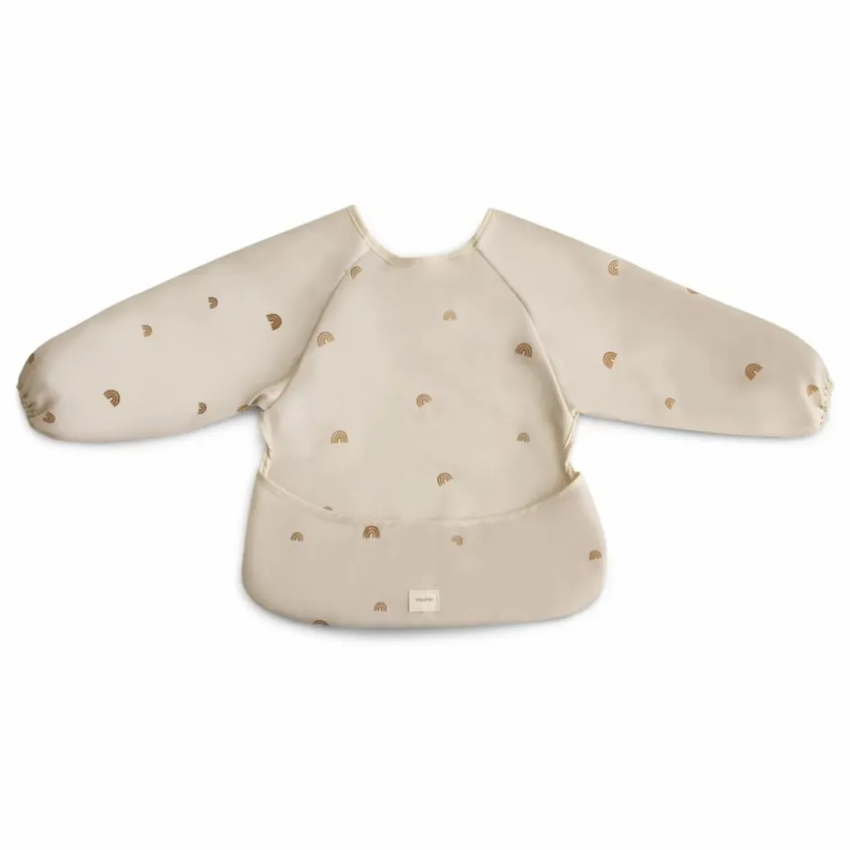 Discount Mushie Bavoir à manches Rainbows | Beige
