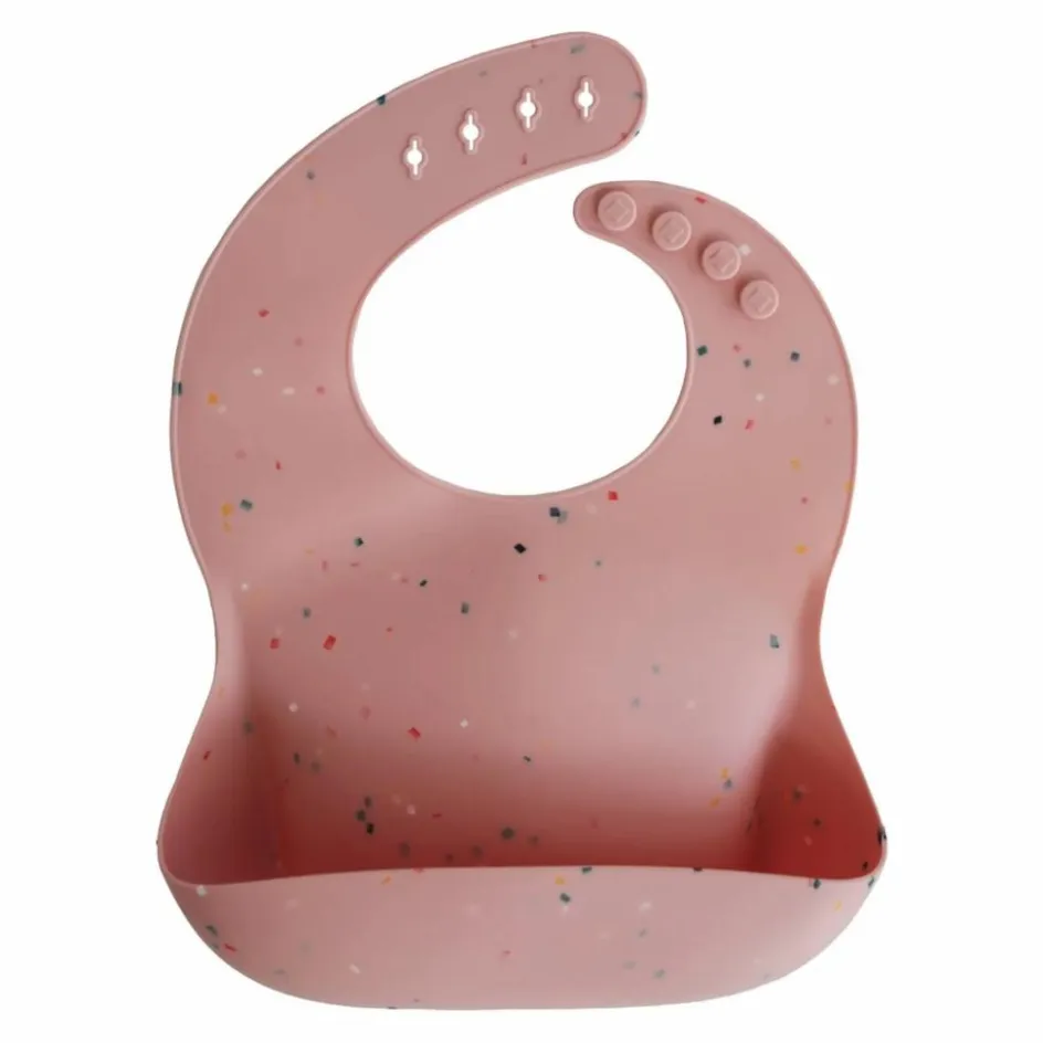 Mushie Bavoirs|Puériculture*Bavoir Confettis en silicone |