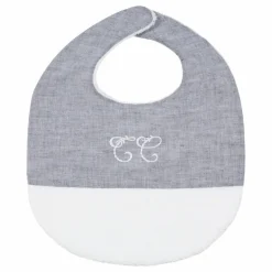 Outlet Tartine et Chocolat Bavoir Feuillage | Bleu marine
