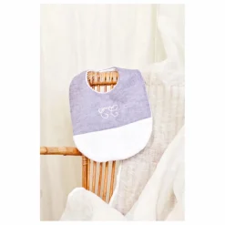Outlet Tartine et Chocolat Bavoir Feuillage | Bleu marine