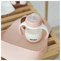 Outlet Béaba Bavoir silicone | Rose pâle
