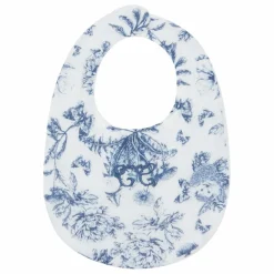 New Tartine et Chocolat Bavoir Toile de Jouy | Bleu marine