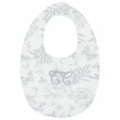 Clearance Tartine et Chocolat Bavoir Toile de Jouy | Gris