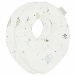 New Cam Cam Bavoirs bandana Dreamland - Set de 2 | Bleu ciel