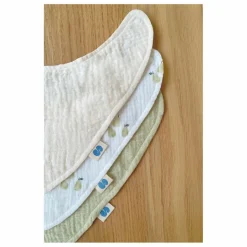 Soft Spot Bavoirs bandana en coton bio - Set de 3 || Bavoirs|Puériculture