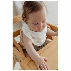 Sale Soft Spot Bavoirs bandana en coton bio - Set de 3 | Seaside