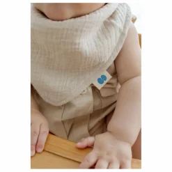 Sale Soft Spot Bavoirs bandana en coton bio - Set de 3 | Seaside