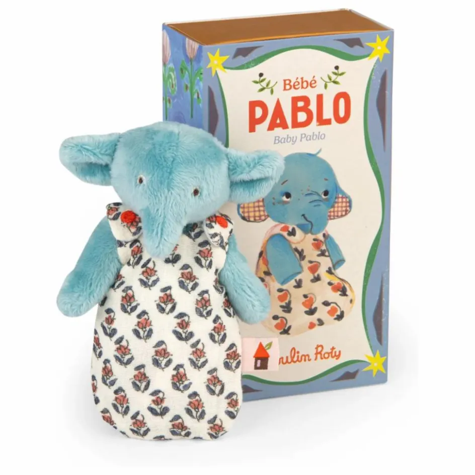 Moulin Roty Doudous, Peluches|Doudous Et Peluches*Bébé Pablo L'éléphant Les Minouchkas
