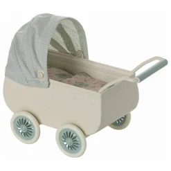 Maileg Maisons De Poupées*Bébé souris dans son landau |