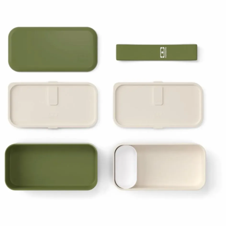 Hot Monbento Bento 2 compartiments MB Original Recycled | Vert olive