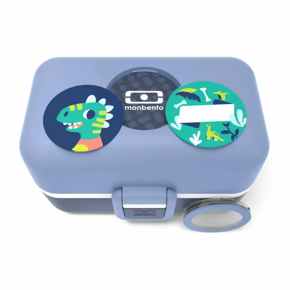 Hot Monbento Bento enfant modulable 3 compartiments MB Tresor | Bleu pâle