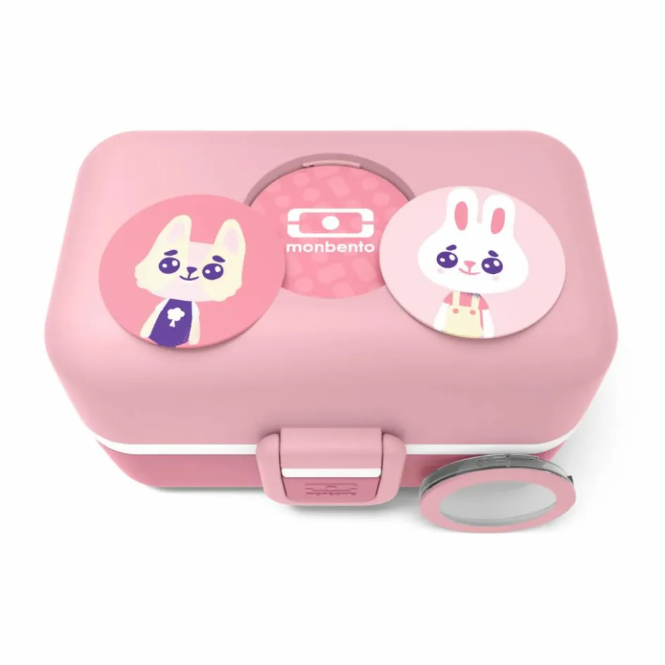 New Monbento Bento enfant modulable 3 compartiments MB Tresor | Vieux Rose