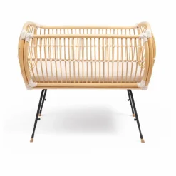 Bermbach Handcrafted Berceau cododo Martha en rotin - Liens coton| Berceaux|Lits Cododo