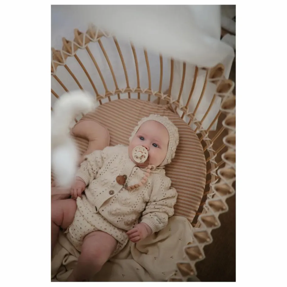 Online Bermbach Handcrafted Berceau Lola en rotin - Liens coton Naturel