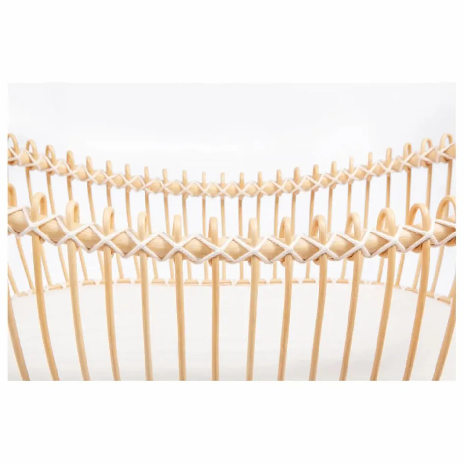 Online Bermbach Handcrafted Berceau Lola en rotin - Liens coton Naturel