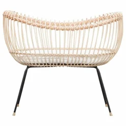 Bermbach Handcrafted Berceaux|Lits Bébé*Berceau Lola en rotin - Liens cuir