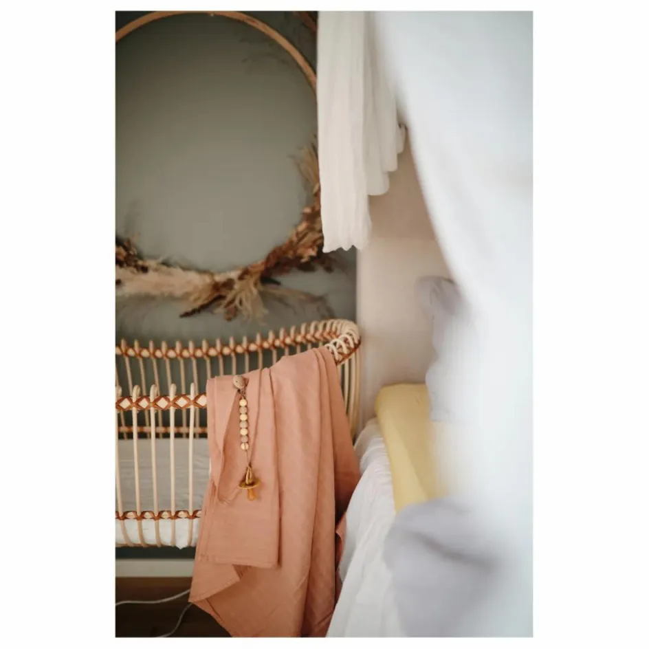 Bermbach Handcrafted Berceaux|Lits Bébé*Berceau Lola en rotin - Liens cuir
