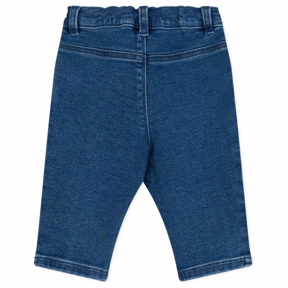 Petit Bateau Bermuda Bantalon Denim Bio || Bloomers, Shorts