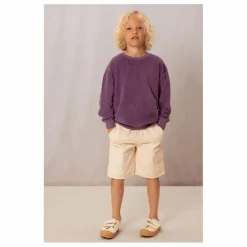 Hot Studio Bohème Bermuda Cargo Coton Bio | Ecru