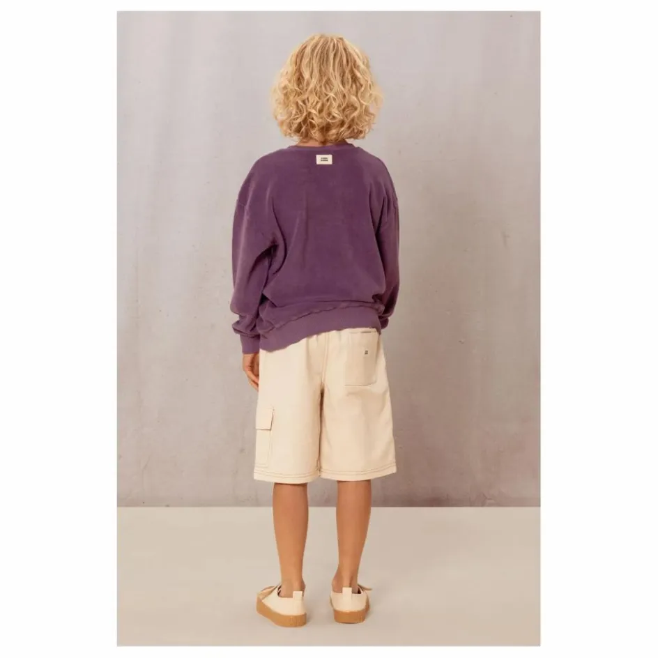 Hot Studio Bohème Bermuda Cargo Coton Bio | Ecru