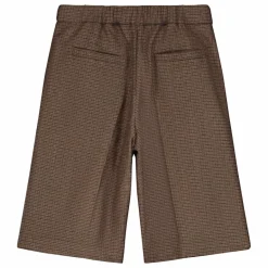 Online Tangerine Bermuda Carreaux Laine | Marron
