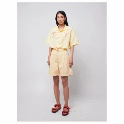 Bobo Choses Bermuda Coton Bio - Collection Femme | Jaune pâle