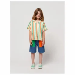 Bobo Choses Bermuda Denim Color Block ||Enfant Shorts, Bermudas|Jupes, Shorts
