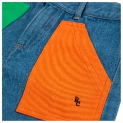 Bobo Choses Bermuda Denim Color Block ||Enfant Shorts, Bermudas|Jupes, Shorts